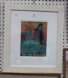Rosie Britton, Lady sitting at a Kitchen Table, mixed media