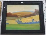 Stephen Neal, On the Road to Kithurst Hill, oil on board