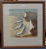 Milan Ivanic, Seaford Head, oil on paper