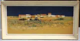 David Humphreys, View of Buildings with Orange Roofs