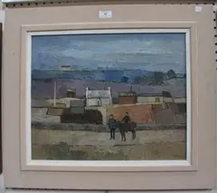 Mary Pym, Farm Boys, oil on board