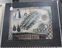 Jane Arkwright, Still Life with Priscilla's Cup, mixed media
