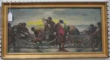 Richard von Marientreu, The Miracle of the Fishes, 1963, oil on board