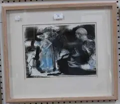 Judy Inglis, The Voyager, charcoal and pastel on board