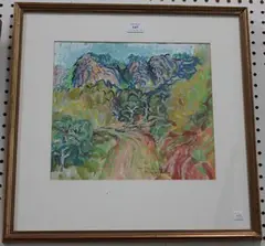 Robert Nicholson, San Felieu, 1981, mixed media