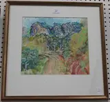Robert Nicholson, San Felieu, 1981, mixed media