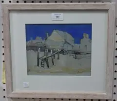 M.E. Herdman, The Old Jetty, watercolour