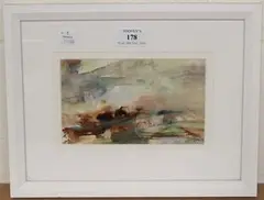 Doris Malcomson, Last Train to Vladivostok, watercolour