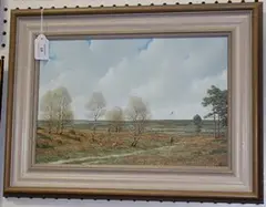 Nick Mace, Rough Peasant Shoot, oil on board