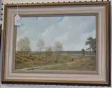 Nick Mace, Rough Peasant Shoot, oil on board
