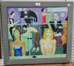 Ric Hyde, Nat West, acrylic on board