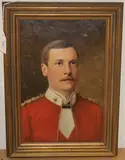 George W. Baldry, Bust Length Portrait of a Military Gentleman, 1895, oil on canvas