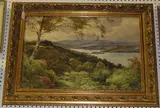 Frederick Dixey, Windermere from above Silverholme, watercolour