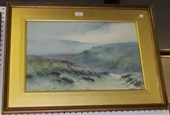 John Augustus Thelwall, Grouse Rising, watercolour
