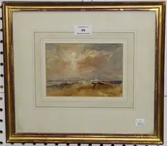 John Keeley, Welsh Scene, watercolour
