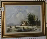 Raymond Campbell, Winter Landscape