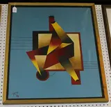 David Kandalkar, Abstract, oil on canvas