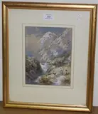 Charles Rowbotham, Figures and Goats on a Hillside