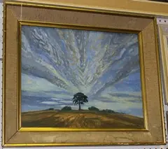 Rudolf Helmut Sauter, The Edge of Beyond, oil on board
