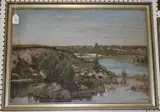 Amy Atkinson, The Heath at Frensham, Surrey, oil on canvas