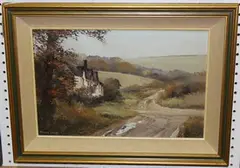 Pamela Derry, Autumn in the Air, oil on board