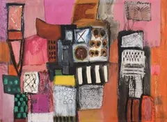 Anthony Levett Prinsep, Abstract, mixed media