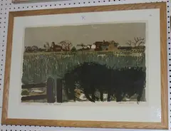 Edwin La Dell, On the Weald, colour lithograph