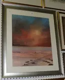 Roger Billington, Together as One, oil on board