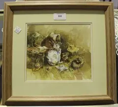 The Weanling by Jonathan Walker, watercolour and ink, sold Nov 2015