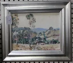 Ian Hassall, Blue Mountain Vista (N.S.W. Australia), 1970, oil on board