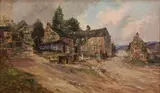 John Falconer Slater, Village Scene near Durham