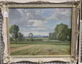 Wilfred E. Billinghame, Cloud Shadows, oil on canvas