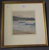 Victor Wyatt Burnand, Coastal Landscape, 1906, watercolour