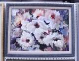 Madge Bright, Study of Flowers, oil on canvas