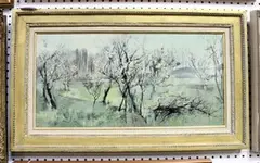 Campagne Verte by Jean Théobald Jacus, oil on canvas, sold Aug 2015