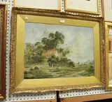 E.B. Lait, Nr Lancing, Sussex, watercolour and gouache