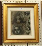 T. O'Donnell, Figure Studies, mixed media on paper