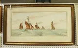 J.M. Earl, The Herring Fleet, watercolour