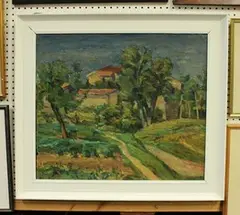 Ernst Frey, Ligornetto Ticino, 1947, oil on canvas