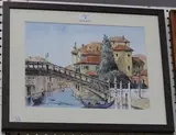Margaret Frankel, Venetian View, watercolour