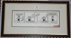 Reg Smythe, Andy Capp Cartoons, three pen and inks over pencil traces