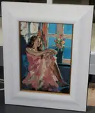 Colin Ian Christie, Sunlight thro' a Window, oil on canvas-board