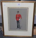 Herbert Benham, The East Surrey Regiment, watercolour and gouache