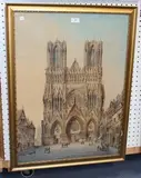 William Herdman, Cathedral Rheims, 1877, watercolour
