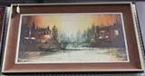 Ron Folland, French Waterway, oil on canvas