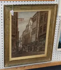Jos. Senyard, Field Lane, London, about 1940, oil on board
