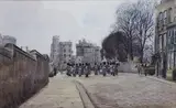 Nora Davison, Band of the Grenadier Guards, Castle Hill Windsor, watercolour