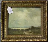 Jacques Stephen Witjens, Landscape Study, oil on panel