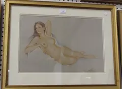 Luisa Dominguez, Venus' (Female Nude), pastel