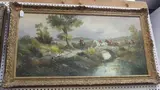 Elisabeth Paetz-Kalich, Hunting Scene, oil on canvas